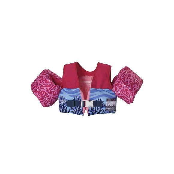 Speedo Swimwear Splash Jammer Life Jacket Vest - Berry Beta Pink - Picture 3 of 3